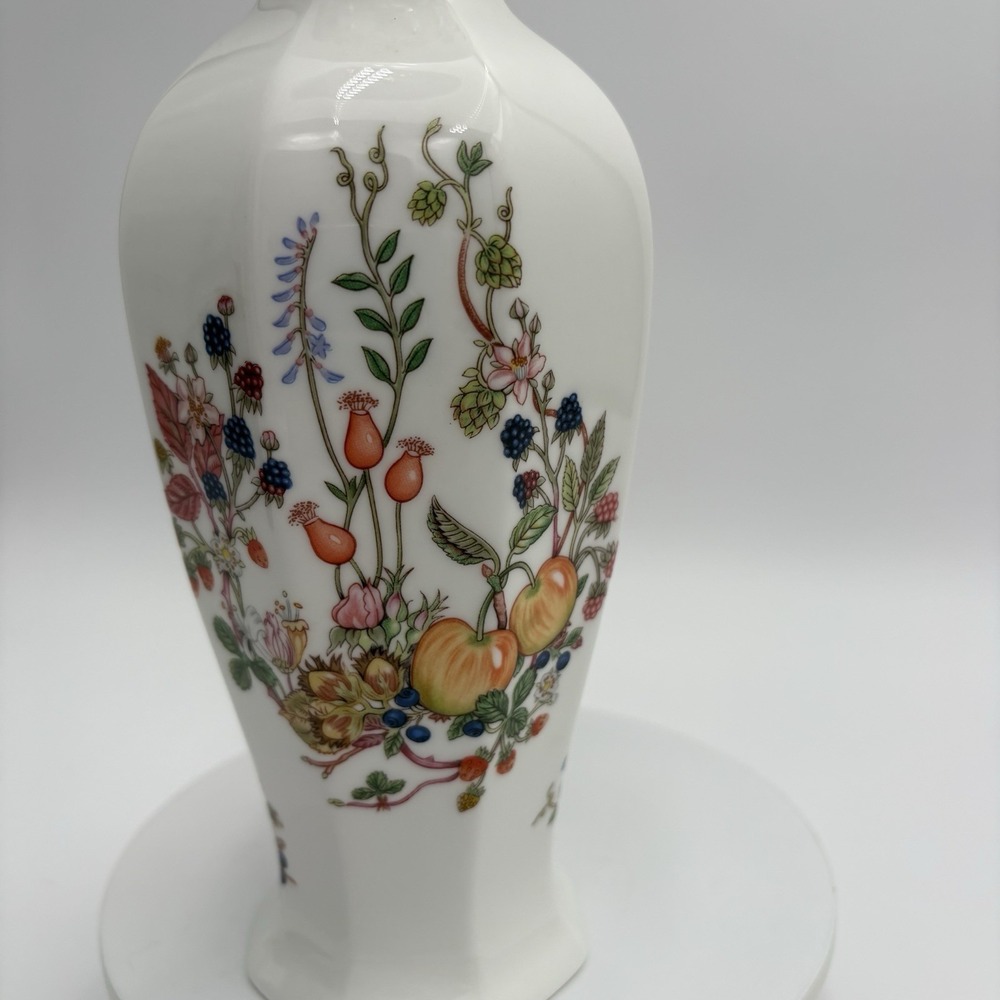 Aynsley Bud Case SOMERSET Floral Fruit Pattern Fine Bone China Made In England‎ - Picture 9 of 11